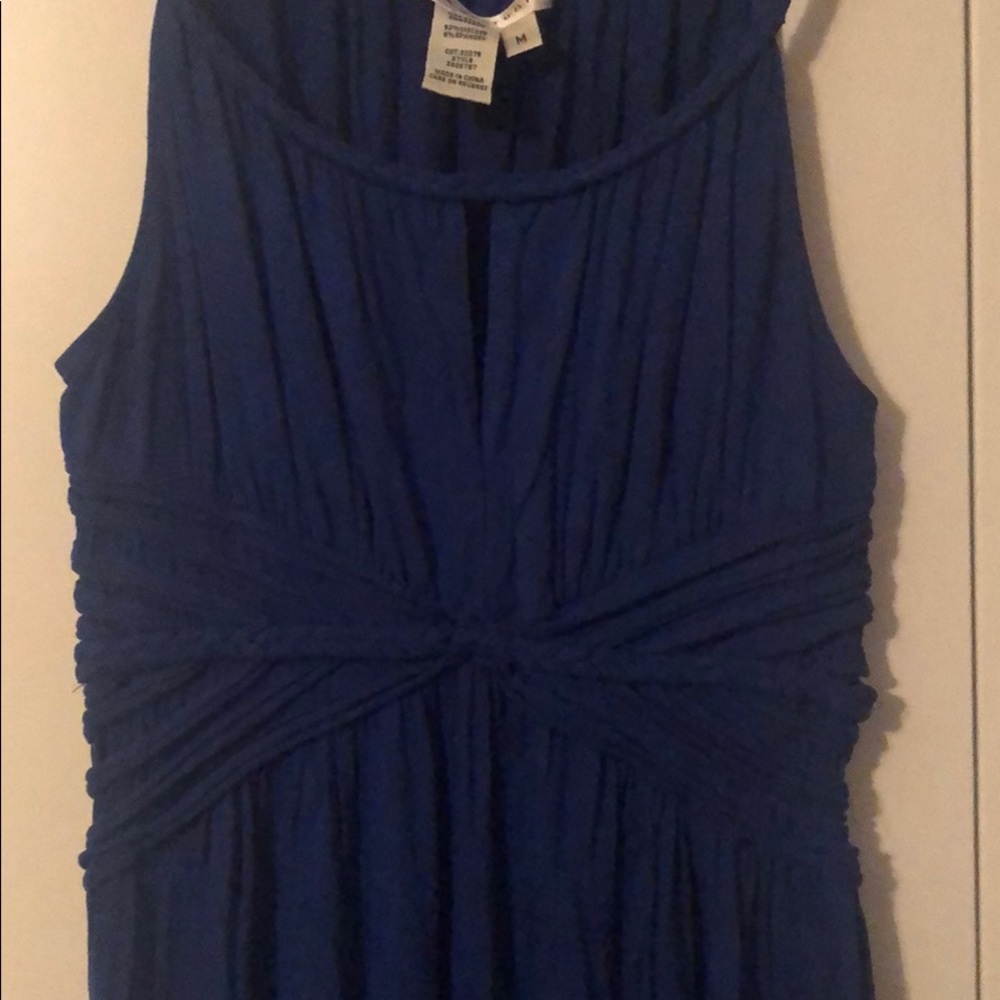 Royal Blue Keyhole Dress